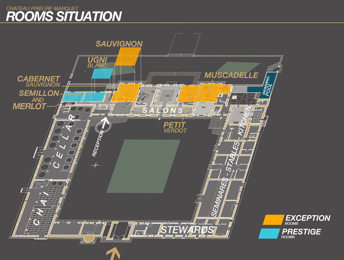 Rooms map